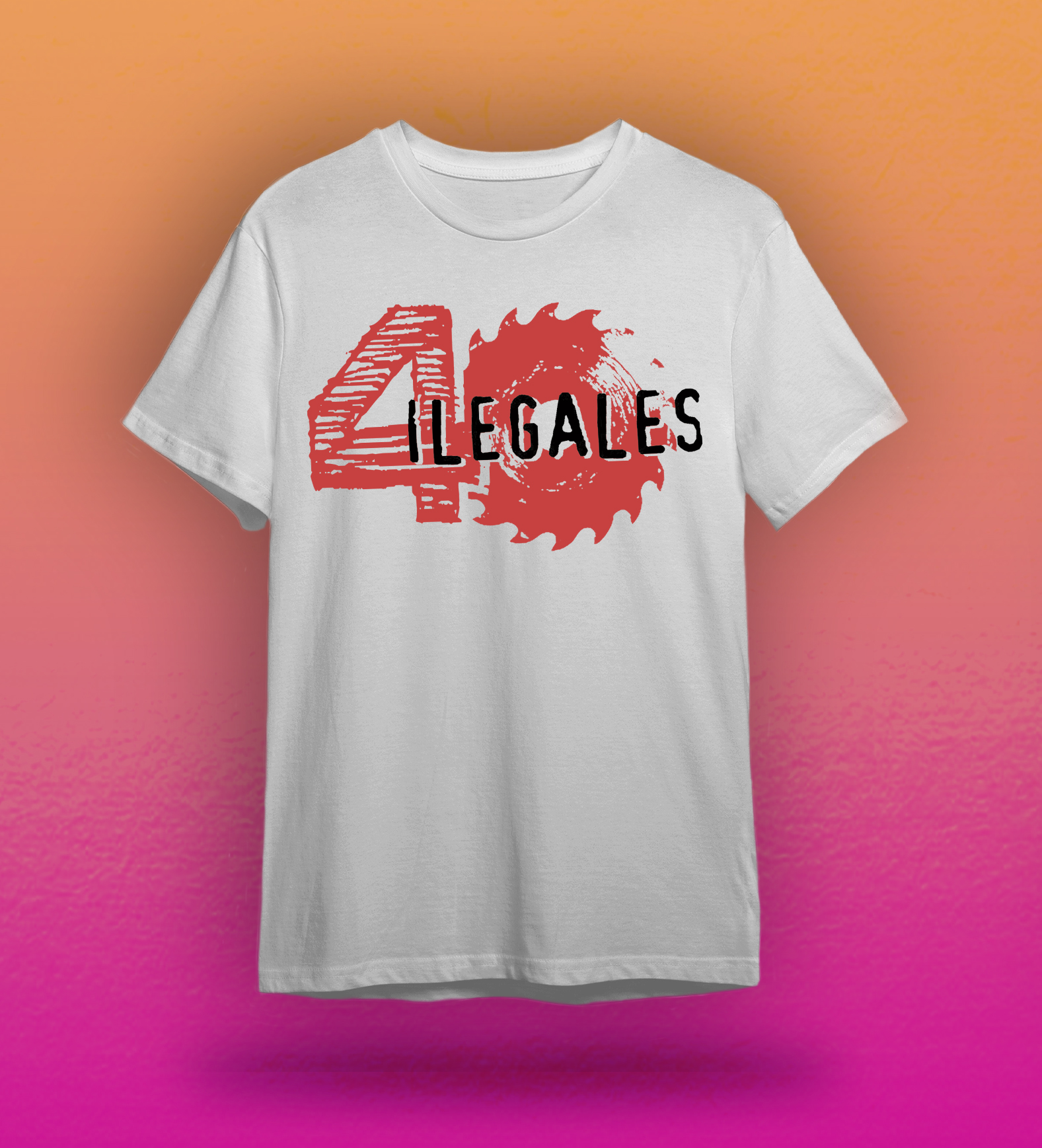 prefacio congelado segunda mano Ilegales – Camiseta 40 aniversario | Ataque!