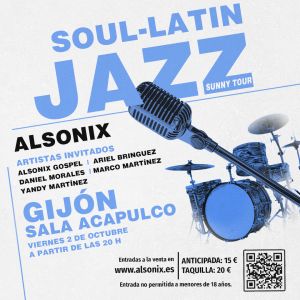 Alsonix - Soul & Latin Jazz Tour en Sala Acapulco (Gijón)